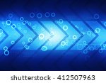 sci fi futuristic user interface | Shutterstock . vector #412507963