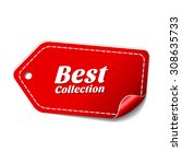 best collection red vector icon ... | Shutterstock .eps vector #308635733