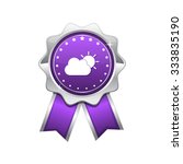 sunny cloud violet vector icon... | Shutterstock .eps vector #333835190