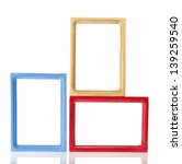 set of a wooden framework for a ... | Shutterstock . vector #139259540