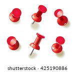 Collection Of Various Red Push...