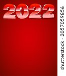 new year 2022 banner or card... | Shutterstock .eps vector #2057059856