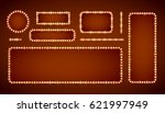 red gold colored vector retro... | Shutterstock .eps vector #621997949