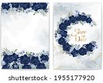  collection of  floral borders. ... | Shutterstock .eps vector #1955177920