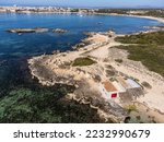 Small photo of Ancient Fishermen's Houses of Ca'n Curt, Ses Salines, Mallorca, Balearic Islands, Spain