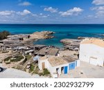 Small photo of Es Calo de Sant Agusti, Tramuntana coast, Formentera, Pitiusas Islands, Balearic Community, Spain