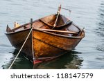 Wooden Boat On Water