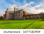 Ruins Of Melrose Abbey In The...
