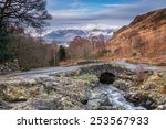 Ashness Bridge And Snow Covered ...