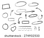 arrows circles and abstract... | Shutterstock .eps vector #274932533