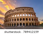 Sunrise View Of Colosseum In...