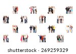 team over white office culture  | Shutterstock . vector #269259329