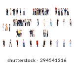 team over white office culture  | Shutterstock . vector #294541316
