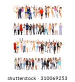 together we stand team together  | Shutterstock . vector #310069253