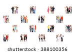 corporate teamwork clerks... | Shutterstock . vector #388100356