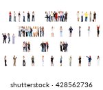 united company many colleagues  | Shutterstock . vector #428562736