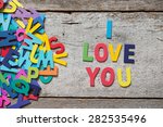 The Colorful Words "i Love You" ...