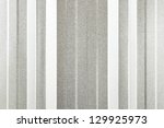 close up of silver corrugated... | Shutterstock . vector #129925973