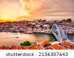 Porto Aerial Cityscape With...