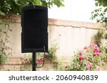 Small photo of Wedding party ceremony and receptioon dj speakers deejay audio amplifier sound system.