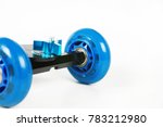 roller tripod for camera on... | Shutterstock . vector #783212980