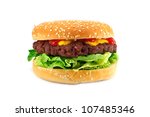 Gourmet Cheeseburger With A...