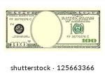 Hundred Dollar Bill On Whitei