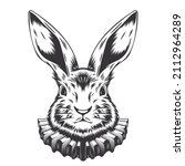 Rabbit Nobility Line Art....