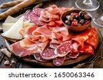 Cured Meat Platter With Cheese...