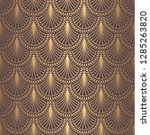 art deco pattern. seamless... | Shutterstock .eps vector #1285263820