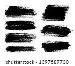brush strokes. vector... | Shutterstock .eps vector #1397587730