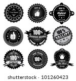 vintage styled premium quality... | Shutterstock .eps vector #101260423