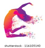 Colorful Dance SIlhouettes