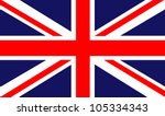 back ground of a british flag | Shutterstock . vector #105334343