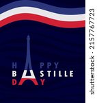 Bastille Day Poster With Eiffel ...