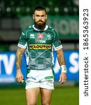 Small photo of Treviso, Italy, November 29 2020 jayden hayward (benetton treviso) delusion for the defeat during Benetton Treviso vs Dragons Rugby Rugby Guinness Pro 14 match