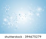  molecular structure medical... | Shutterstock .eps vector #394675279