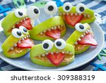 Spooky Green Apple Monsters For ...