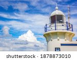 Lighthouse in Harrington Beach State Park. Harrington, New South Wales, Australia.