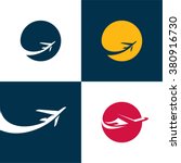 airplane icons. airlines. plane | Shutterstock .eps vector #380916730