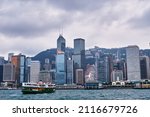Hong Kong Skyline Cityscape...