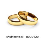Golden Wedding Rings