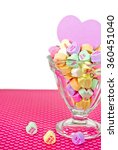 Valentine Candy Hearts With...