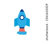 rocket icon design  spaceship... | Shutterstock .eps vector #1561610329
