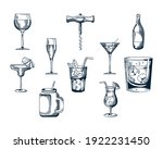 bundle of ten drinks set icons... | Shutterstock .eps vector #1922231450