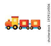 train kids toy isolated icon | Shutterstock .eps vector #1929114506