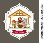 merry christmas graphic design  ... | Shutterstock .eps vector #222585853