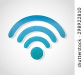 wifi connection design  vector... | Shutterstock .eps vector #298922810