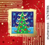 vector christmas   new year's... | Shutterstock .eps vector #17678086