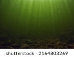 Underwater Fresh Water Green...